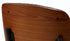 6x Dining Chairs Leather Wooden Metal Legs Walnut