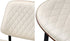 Oikiture 8x Dining Chairs Retro PU Leather Solid Wood Metal Leg White