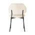 Dining Chair Set of 2 White and Black