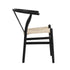6xDining Chair Wooden Hans Wegner Wishbone Black