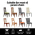 Artiss Dining Chair Covers 4x Slipcovers Spandex Stretch Banquet Wedding Grey