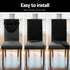 Artiss Dining Chair Covers 6x Slipcovers Spandex Stretch Banquet Wedding Black