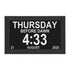 10" Digital Day Clock Alarm Calendar Dementia Date Week Desk Clocks Black