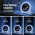 Artiss 3.8" Digital Day Clock Calendar Alarm LCD Display White