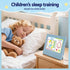 7" Digital Day Clock Calendar Alarm LCD Children Sleep Trainer Clocks Blue