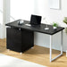 Computer Desk Drawer Black 140CM