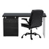 Artiss Computer Desk Executive Office Chairs Sets Black
