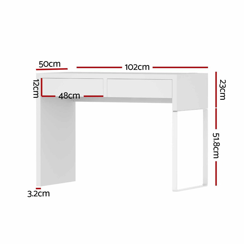 Artiss Computer Desk Drawer White