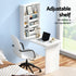 Artiss Computer Desk Bookshelf Wall Mount White