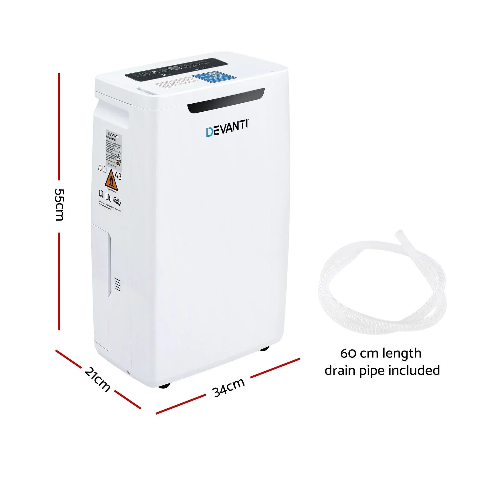 16L Dehumidifier Portable Air Dryer Moisture Absorber 5.5L Water Tank Home