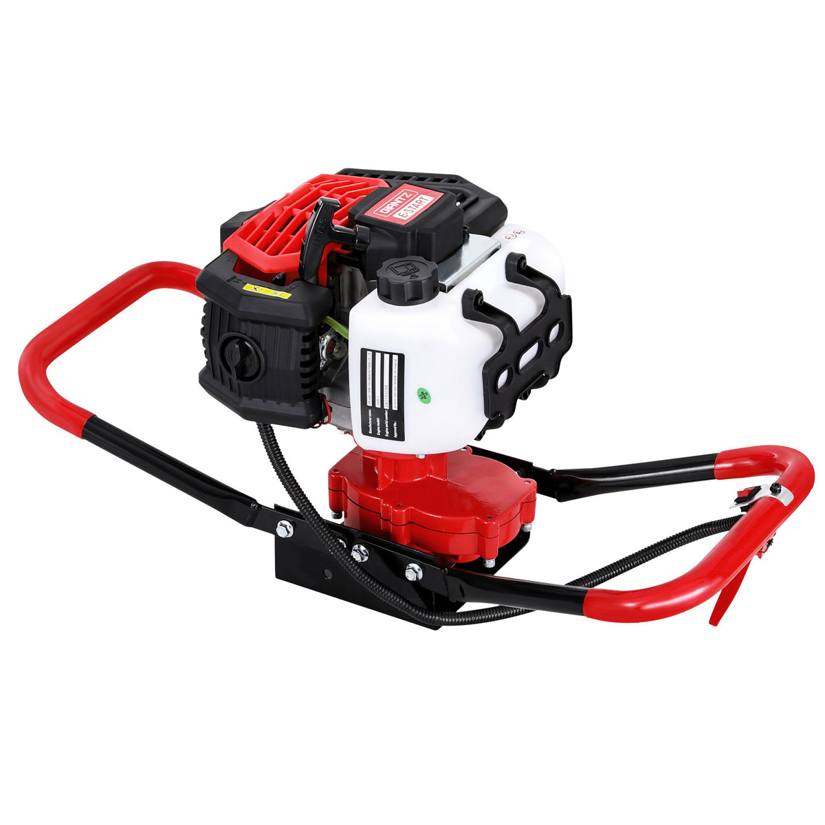 Post Hole Digger Motor Only Petrol Engine Red