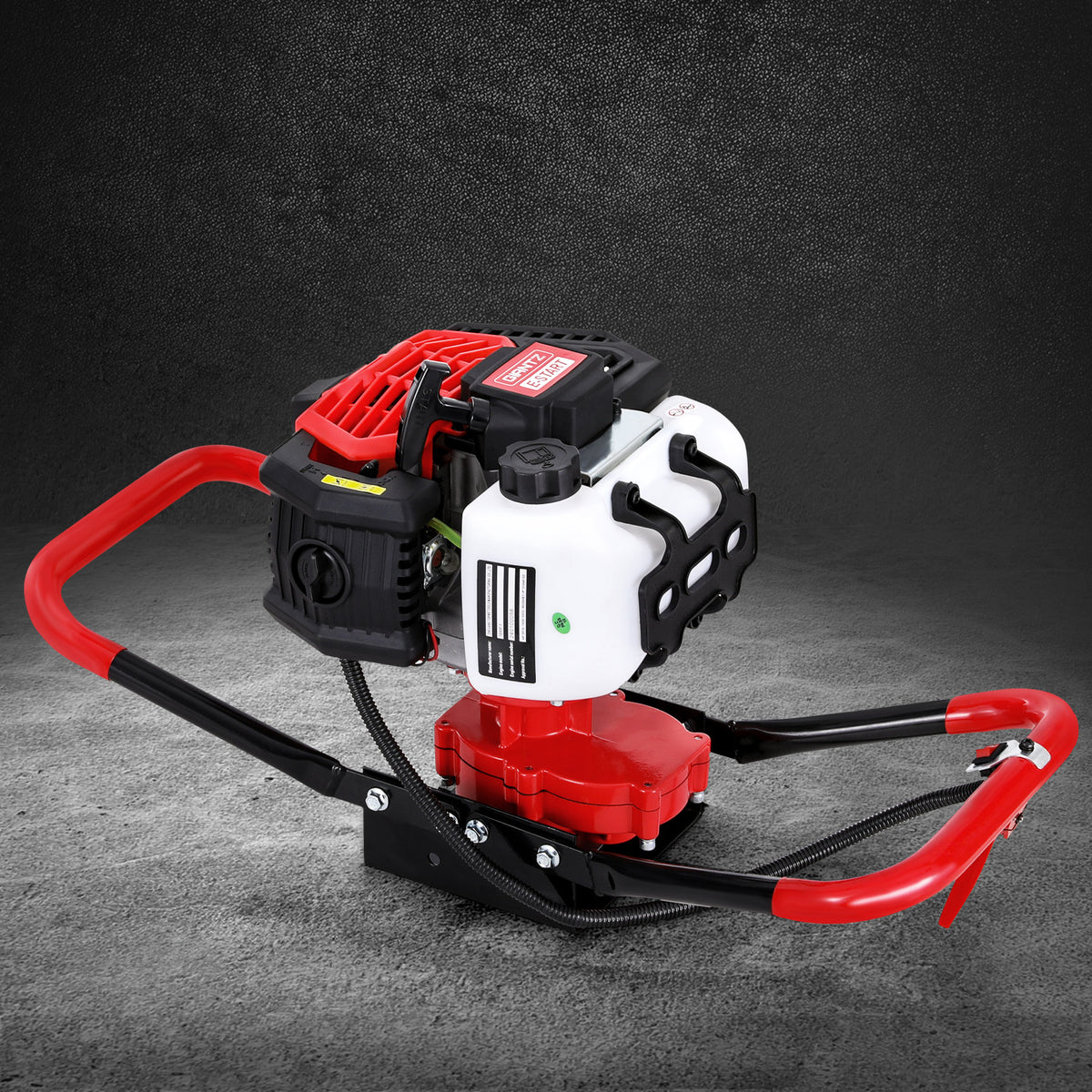 Post Hole Digger Motor Only Petrol Engine Red