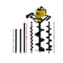 Giantz Post Hole Digger Petrol Drill Auger Extension Bits