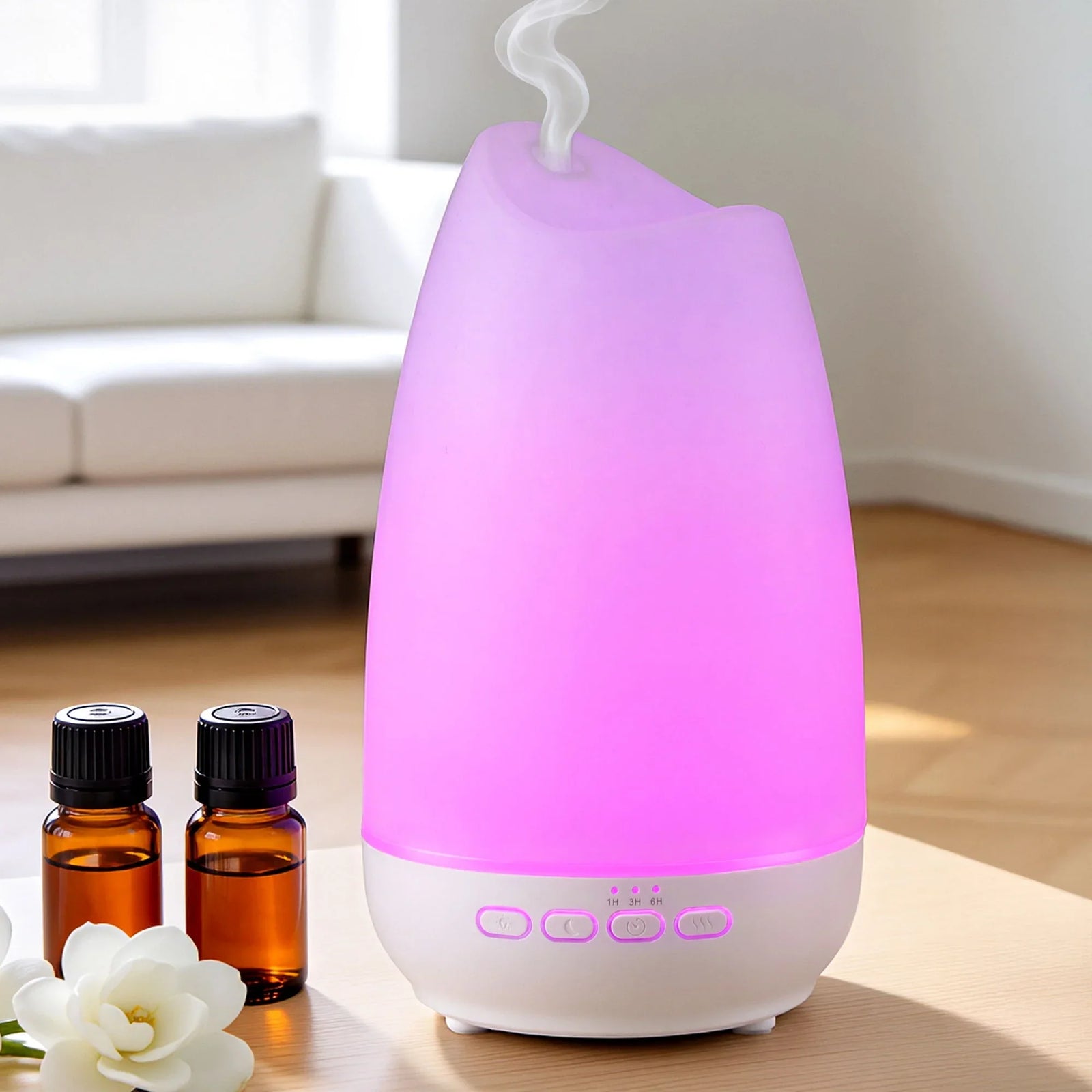 Ultrasonic Essential Oil Aroma Diffuser Aromatherapy Cool Mist Humidifier w/ LED Light 300ml