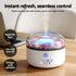 150ml Salt Lamp Aroma Diffuser Ultrasonic Humidifier Purifier 7 LED Colors