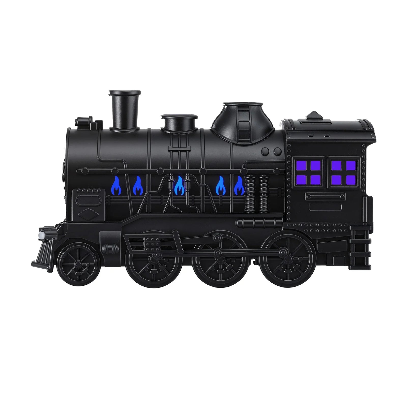 Train Aroma Diffuser Essential Oil Humidifier 300ml Smoke Ring LED Timer
