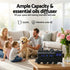 Train Aroma Diffuser Essential Oil Humidifier 300ml Smoke Ring LED Timer