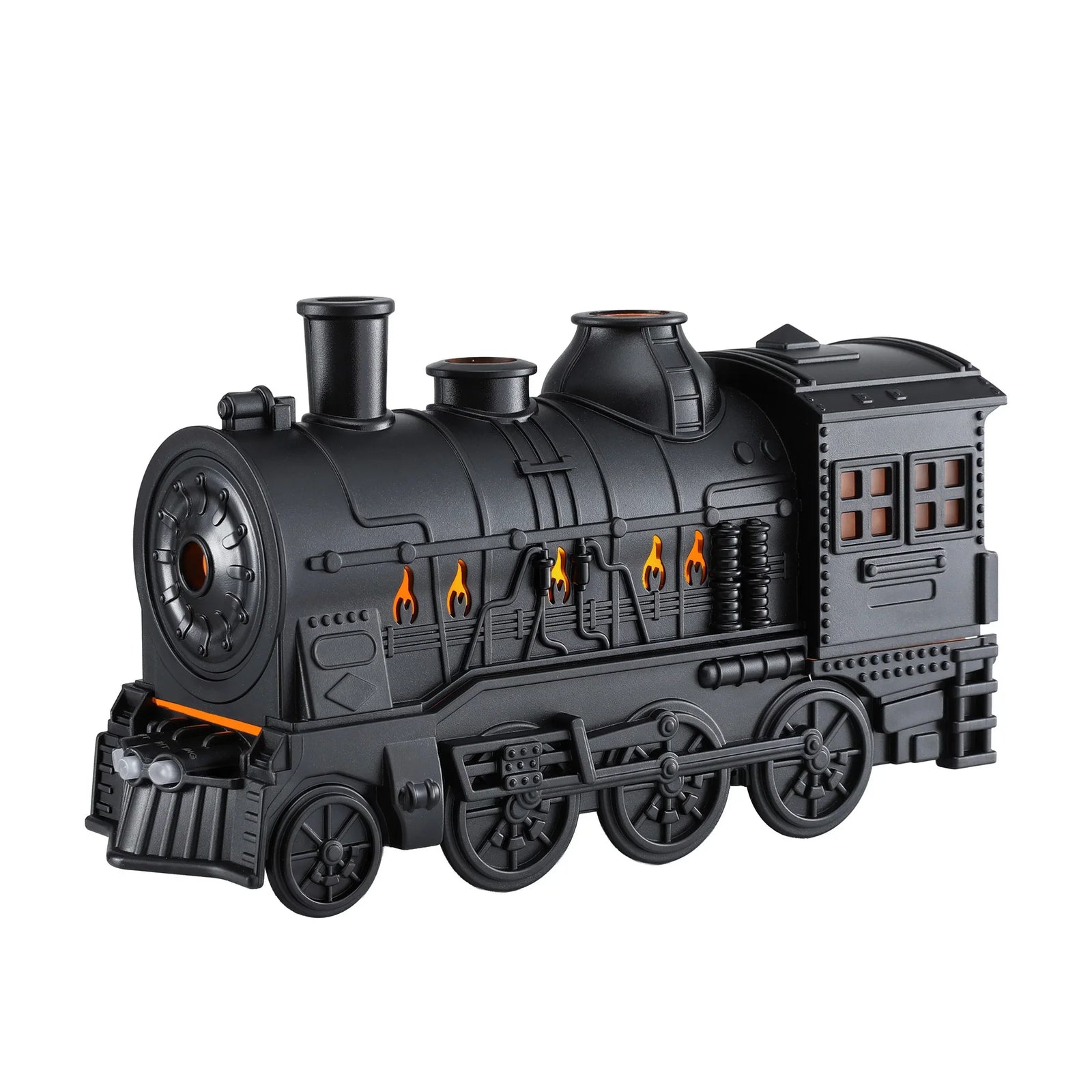 Train Aroma Diffuser Essential Oil Humidifier 300ml Smoke Ring LED Timer