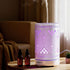 Ultrasonic Aroma Diffuser Aromatherapy 100ml LED Lights Iron Humidifier Forest
