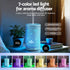 Ultrasonic Aroma Diffuser Aromatherapy 100ml LED Lights Iron Humidifier Forest