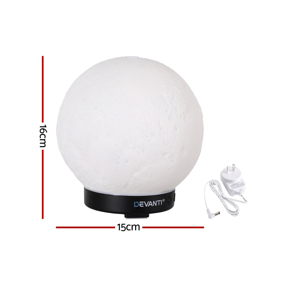 Ultrasonic Aroma Diffuser Aromatherapy Moon Lamp 100ml