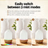 Ultrasonic Aroma Diffuser Aromatherapy 100ml LED Lights Iron Humidifier Forest
