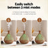 Ultrasonic Aroma Diffuser Aromatherapy 400ml LED Lights Iron Humidifier Forest Light wood grain