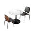 Dining Table Set 60cm Table and Chairs White & Black