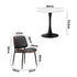Dining Table Set 60cm Table and Chairs White & Black