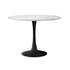 Dining Table Set 90cm Table and Chairs White & Black