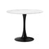 4 Seater Dining Set 90cm Table and Dining Chairs PU Leather