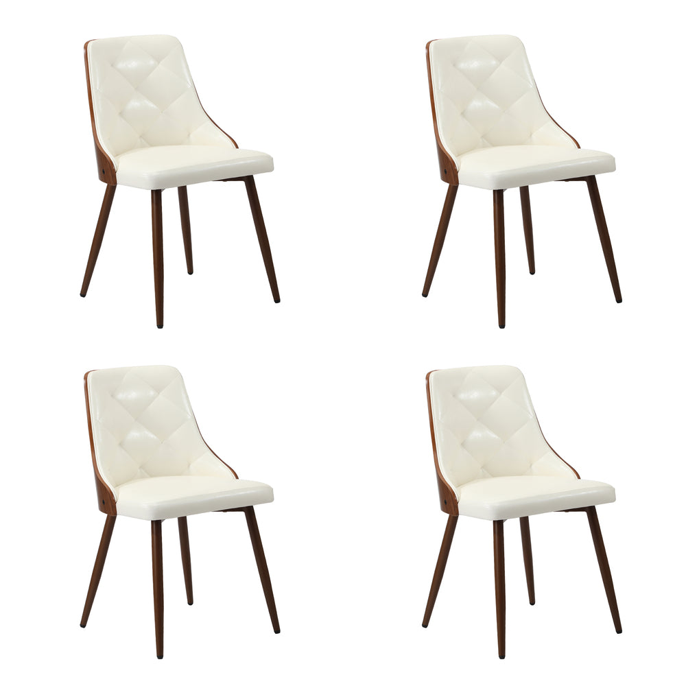 4-Seater Rectangle Dining Table and Chairs Wooden Dining Set