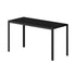 140cm Rectangle Dining Table with 6PCS Dining Chairs Leather Black