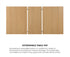 Oikiture 200cm Extendable Dining Table with 6PCS Dining Chairs Velvet Beige