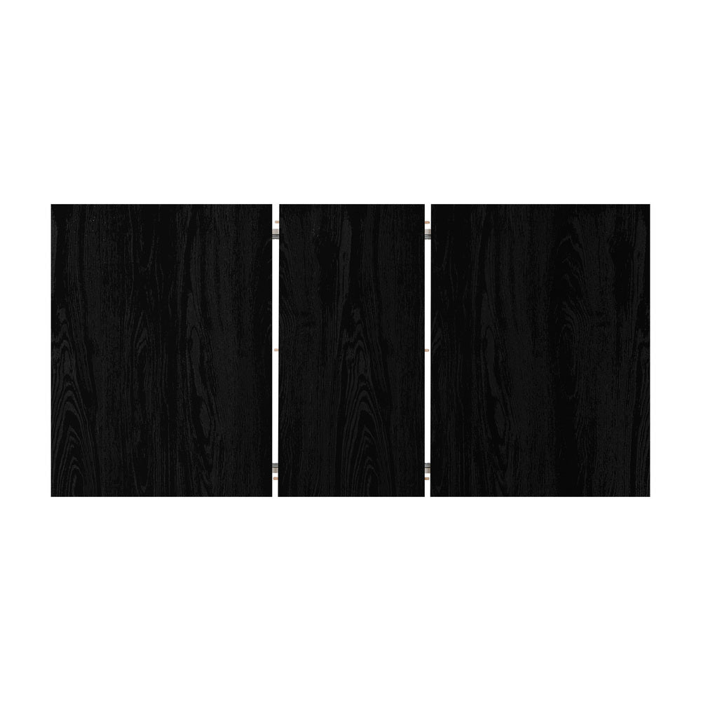 Oikiture 160cm Extendable Dining Table with 4PCS Dining Chairs Rattan Black