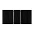 Oikiture 160cm Extendable Dining Table with 4PCS Dining Chairs Rattan Black