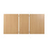 160cm Extendable Dining Table with 4PCS Chairs Rattan Natural