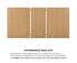 160cm Extendable Dining Table with 6PCS Chairs Rattan Natural