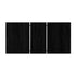 Oikiture 160cm Extendable Dining Table with 6x Dining Chairs PU Leather Black