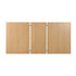 Oikiture 160cm Extendable Dining Table with 4x Dining Chairs PU Leather Natural