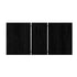 Oikiture 160cm Extendable Dining Table with 4x Hans Wegner Dining Chairs Black
