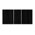 Oikiture 160cm Extendable Dining Table with 6x Hans Wegner Dining Chairs Black