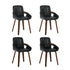 5PCS Dining Table Set 100cm Round Table 4 Dining Chairs