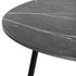 110cm Round Dining Table with 4 Dining Chairs Velvet Grey