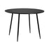 5PCS Dining Set 1.1m Round Table and Chairs PU Leather Pad