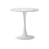 Oikiture 60cm Round Dining Table with 2x Dining Chairs Boucle White