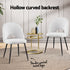 1 Set of 2 Artiss Dining Chair Boucle Sherpa