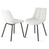 Artiss 2x Dining Chairs Velvet Tufted Kitchen Lounge Cafe Accent Chair Beige