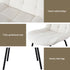 Artiss 2x Dining Chairs Velvet Tufted Kitchen Lounge Cafe Accent Chair Beige