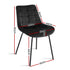 Artiss 4x Dining Chairs Velvet Tufted Kitchen Lounge Cafe Accent Chair Black